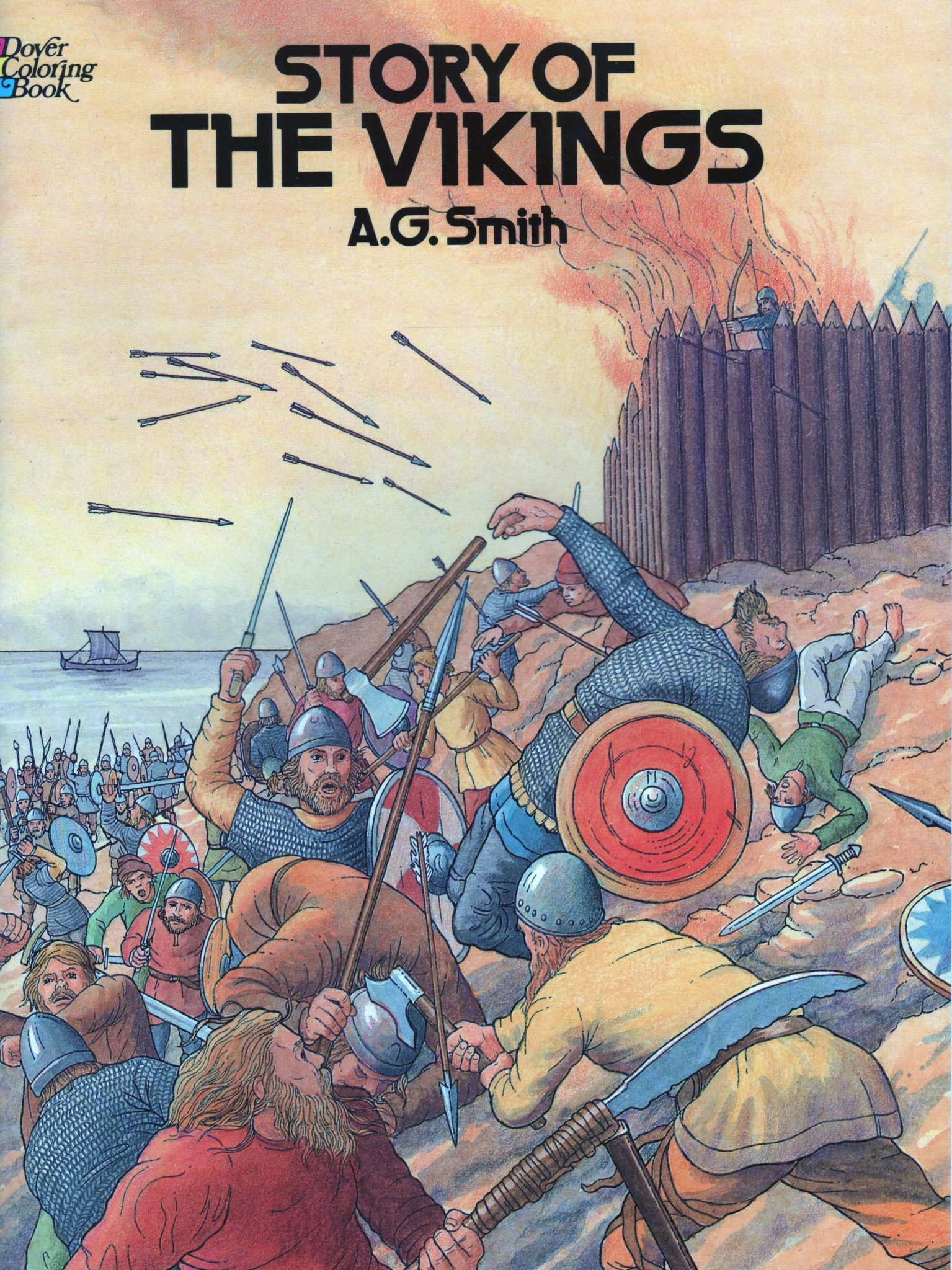 Story of the Vikings Coloring Book by A. G. Smith Cosmotheism
